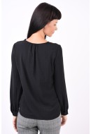 Women Blouse Vero Moda Vmvana V-Neck Black